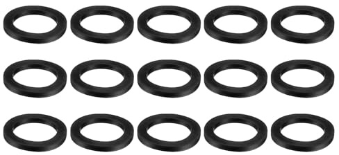 QUARKZMAN 15 Stück O Ringe Dichtungsringe, 51mmx65mmx6mm Dicke Gummi Flache | Innendurchmesser Außendurchmesser Unterlegscheibe für Wasserhahn, Ventil, Schlauch, Wasserleitung