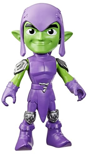Marvel Spidey and His Amazing Friends supergroße Green Goblin Figur, 22,5 cm große Action-Figur, Vorschulspielzeug, ab 3 Jahren