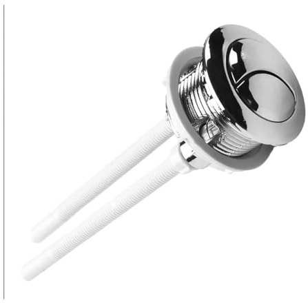 Toilet Cistern Push Button Toilet Push Button Dual Flush Toilet Water Tank Button Round Valve 38mm Toilet Seat(Fits 45mm54mm Hole)