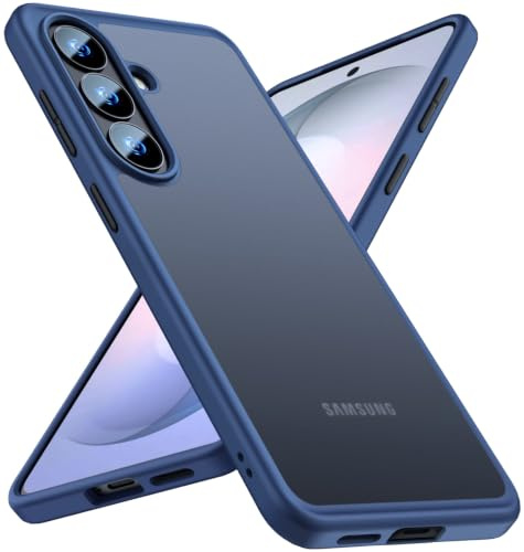 Premium Hülle für Samsung Galaxy S26 – Robust, stoßfest & stilvoll! Airbag-Technologie für Schutz auf Militärniveau. Kratzfest, griffig & sorgt für höchsten Komfort (Blau, Samsung S26)