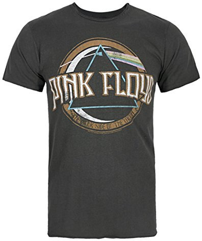 Amplified Pink Floyd On The Run Charcoal Men's Band T-Shirt