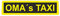 easydruck24de Sticker Oma´s Taxi I kfz107 I 20 x 5 cm groß I Auto-Aufkleber Fahrzeug-Aufkleber PKW für Omas I wetterfest