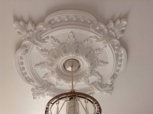 72cm Large Ceiling Rose Medallion Beautiful Ornate White Home Decor Victorian 72cm CR7