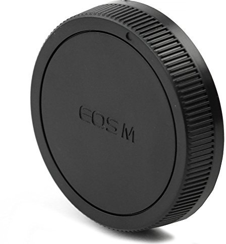 Tapa Objetivo Posterior Compatible con Canon EF-M 18-55mm 18-150mm, Tamron 18-200mm F3.5-6.3, Walimex Pro 100/2.8 16/2.2 VDSLR 50/1.5 8/2.8, Bayoneta Cubierta Protectora EOS EF-M Mount