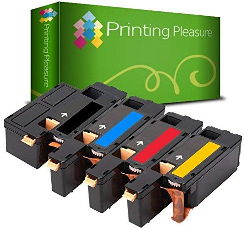 Printing Pleasure 4 Toner kompatibel für Dell E525w - Schwarz/Cyan/Magenta/Gelb, hohe Kapazität