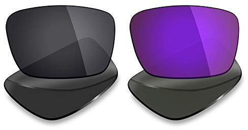 Mryok Lot de 2 paires de verres polarisés de rechange pour lunettes de soleil Oakley Fuel Cell