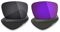 Mryok Lot de 2 paires de verres polarisés de rechange pour lunettes de soleil Oakley Fuel Cell