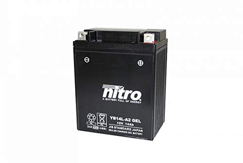 Nitro Batería para moto NB14L-A2 SLA Gel