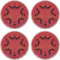 ootb Untersetzer Glasuntersetzer Tischset 9cm 4er Set (Melone)
