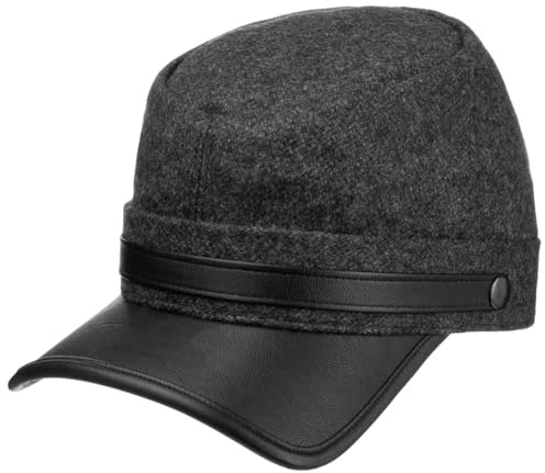 Lipodo Kepi Schildmütze Elegantes Armycap Wollmix Damen Herren Made in Italy Herbst Winter
