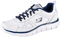 Skechers Men's Track Scloric Oxford, White Leather Mesh Pu Navy Trim, 11 UK