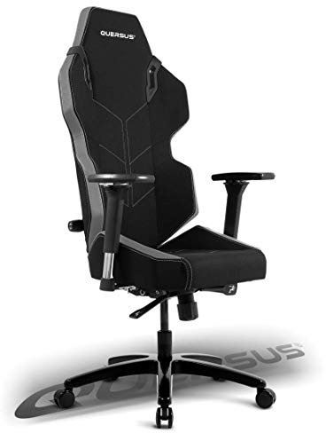 Quersus Evos 301 Sedia Gaming, Tela, Nero/Grigio, S-L