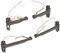 Parrot - Mechanischer Bausatz für Anafi Thermal Drohne - 2 Vorderarme + 2 Hinterarme + Scharnier + Halterung + LED + Lüfter + WiFi-Antennen + Reflektoren + Vorder- und Hinterkoaxialkabel + Schrauben PF070771