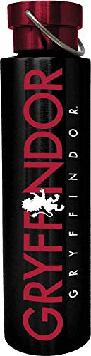 Spoontiques Gryffindor - Botella de acero inoxidable, 24 oz, color negro