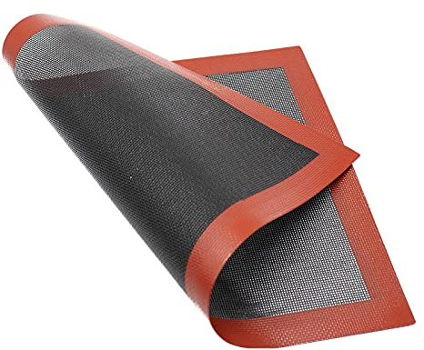 Silikon Backmatten BPA-frei Wiederverwendbar Silikon Backmatte Silikon Backunterlage Silicon Mat Backmatte Einfach zu Reinigen Wiederverwendbar Silikon Backmatte - Backfolie - Backunterlage 40x30cm