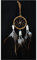 SAWA-ART Traumfänger klein 6cm Knochen braun, Dreamcatcher small Fensterdeko Wanddeko Kleiner Traumfänger Autoanhänger, Autospiegel, Rückspiegel Boho Bohemian Dekoration handgefertigt