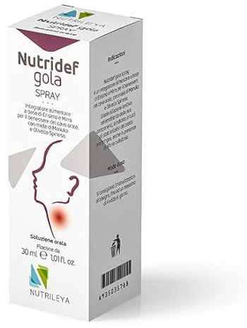 NUTRIDEF GOLA SPRAY PER IL BENESSERE DEL CAVO ORALE 30 ML