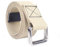 SEIWEI Geflochtener Canvas-Gürtel, 110 cm, Doppelringschnalle, elastischer Gürtel, verstellbarer Gurtband für Damen und Herren, khaki, 110 cm