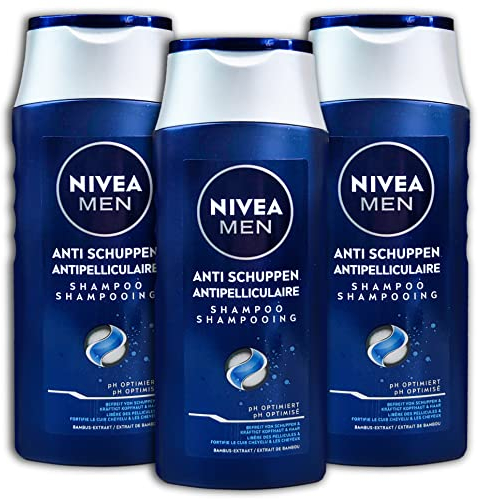 3 er Pack NIVEA MEN Shampoo Anti Schuppen 3 x 250 ml