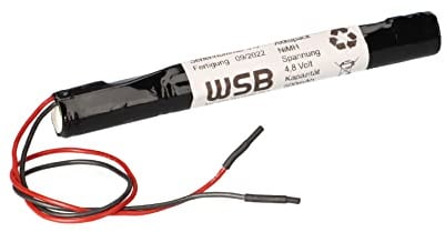 Lampada di emergenza NiMH, 4,8 V, 0,5 Ah, compatibile con RPower NiMH4805Q