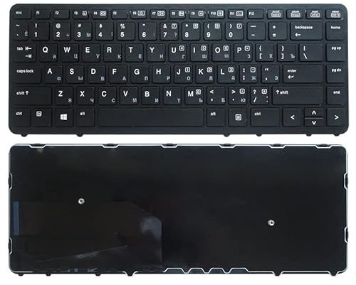 YANHAO Teclado de Repuesto Ruso for HP Elitebook 840 G1 G2 850 G2 RU sin retroiluminación [Fácil de Instalar] (Color : NO Backlit rocker-01)
