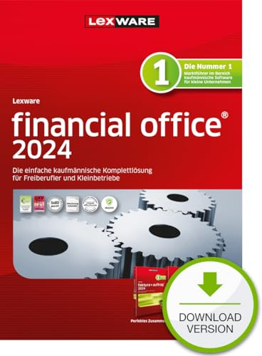 Lexware financial office Standard 2024 (365 Tage)| PC Aktivierungscode per Email | Einfache kaufmännische Komplett-Lösung