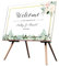 A4 Personalised Floral Wedding Welcome Entrance Sign Board – Perfect for Couples Engagement, Reception Foam Board (A4-Floral Flower's)