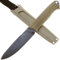 Mr. Blade Bushkraft Messer — Owl Jugle Blackwashed — Exklusives Outdoormesser aus 8Cr14MoV Stahl Griff aus TPR