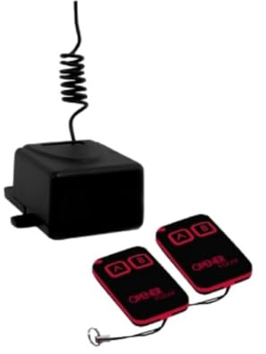 Jolly Line Opener Indoor Kit Ricevente autoapprendente e 2 radiocomandi, telecomandi apricancello 433,92 Mhz, telecomandi a codice fisso, radiocomandi a 2 canali, da interno
