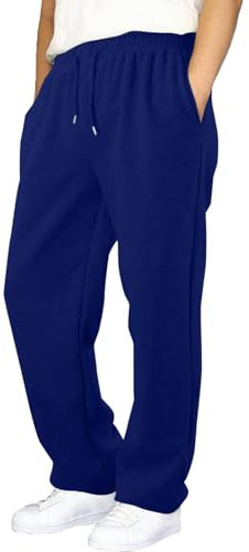 Baggy Pants Herren Sporthosen Lang Trainingsanzug Chino Hose Herren Kariert Sport Herren Hose Jogginghose Baumwolle Gym Hose Herren Y2K Baggy Jeans Herren Graue Jogginghose Herren Baggy Blau Xxl