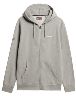 Superdry Herren Schlichter Zip-Hoodie