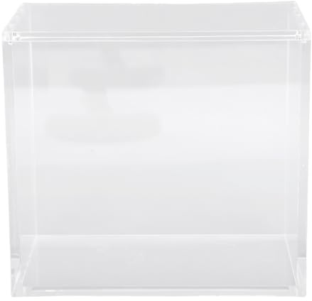 HELEVIA Figuren-Vitrine, Staubdicht, Wasserfest, Transparente Acryl-Vitrine mit Magnetischer Tür, für Puppen-Sammlerstücke