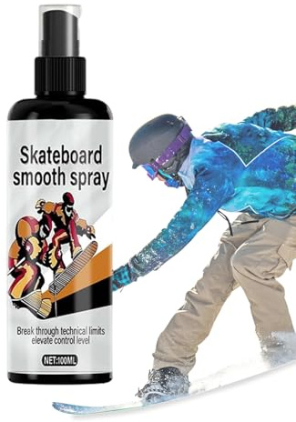 Glattes Wachsspray für Snowboard – glättender Schutz, rutschfest, Aerosol, Zubehör für Snowboard, für Damen und Erwachsene