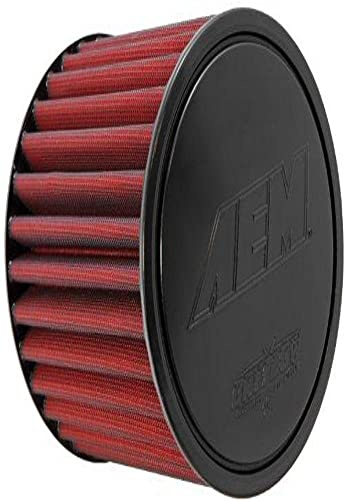 AEM 21-2039DK Universal DryFlow Klemm-Luftfilter: rund konisch, 76 mm Flansch-ID; 235 mm Höhe; 152 mm Basis; 130 mm oben