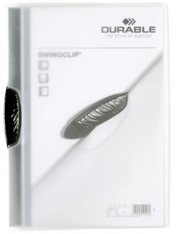 DURABLE SWINGCLIP Klemmmappe, DIN A4, Clip schwarz