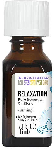 Pack of 1 x Aura Cacia Relaxation Essential Oil Blend - 0.5 fl oz