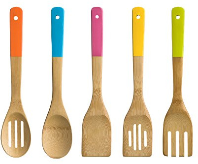 Premier Housewares 805401 Kitchen Utensil Set, Multi-Colour, Set of 5, 1.5 x 6 x 31 cm