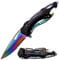 MTech USA Erwachsene MT-705RB Taschenmesser, Mehrfarbig, M