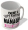 McMug - I'm Not a Superwoman But I'm a Manager So Close Enough - Mug, Ceramic, 11fl.oz.