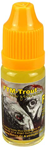FTM Olej rybny 10 ml – środek wabiący rybę do połowu pstrągów, wabiący ryby