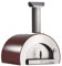 Alfa Forno a Legna da Esterno Cottura Diretta in Acciaio Pizza 5 Minuti Top Rosso Antico