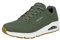 Skechers Uno Stand On Air, Zapatillas Hombre, Olive White Gum, 45.5 EU