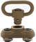 GOODTAC QD Sling Mount Sling Swivel 1,25 Zoll Adapteraufsatz für M-System Schiene, Tan Farbe