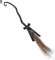 Widmann 10990 - Escoba de bruja desmontable, aprox. 95 cm, accesorio para brujas, Halloween, carnaval, fiesta temática