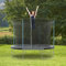 TP Toys Up 10ft Trampoline - With A Secure Enclosure And Protective Quality Frame Padding. Rigid Top Ring Design & Strong Springs. Galvanised Steel Frame - Fun Outdoor Jumping Mat For Kids, 3 Years+