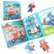 Kinderpuzzle Magnet,12-16-20 Teile Magnete Puzzlebuchen für Kinder, Magnetische Puzzle Beschäftigung für Kleinkind 3 4 5 Jahren im Flugzeug, Autospiele (Transport Schwierigkeitsgrade-Stufe 2)