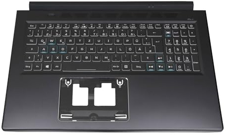 Acer 6B.QB6N2.014 Original Tastatur inkl. Topcase DE (deutsch) schwarz | mit Backlight für Predator Helios 300 (PH317-55)