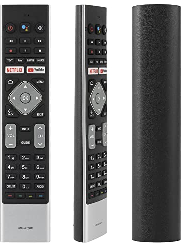 Neue Sprachfernbedienung HTR-U27EMT1 Geeignet für Haier Bauhn Blaupunkt Smart TV ATV65UHDG-0620 ATV65UHDG-1019 Controller, mit Netflix & YouTube Tasten