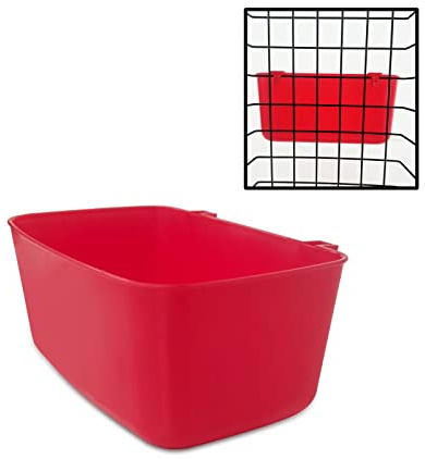 AMZSYLV 26 Pack Rabbit Feeder Waterer Chicken 21 oz Food Water Cage Cups Puppy Cat Hanging Feeding Dish Coop Bowl Watering Container Treats Drinker for Pigeon Bird Bath Basin Hamster Bed