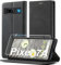 Handyhülle für Google Pixel 7a Leder [Mit Schutzfolie] Klappbar Flip Wallet Stoßfeste Schutzhülle Klapphülle für Pixel 7a 5G Holster